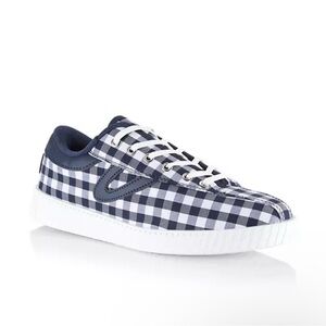 Women’s Tretorn Draper James Size 7.5 Navy & White Gingham